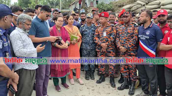 দৌলতদিয়ায় ফেরি ঘাটে বাস ডুবি’র ঘটনাস্থলে সরেজমিনে তদন্ত কমিটি